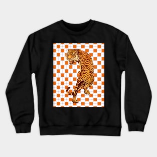 Hong Kong Funky Tiger Orange - Animal Lover Crewneck Sweatshirt